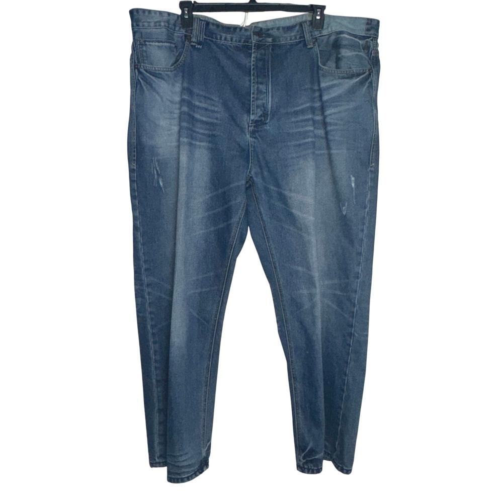 Sean‎ John Mens Denim Jeans Relaxed Fit Blue 46B Distressed Casual Pants Country